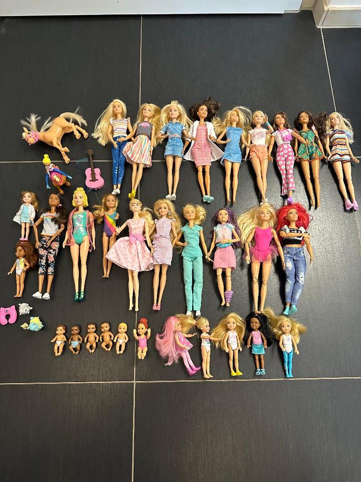 Große Barbie Sammlung mit Autos und viel Zubehör in Weiterstadt