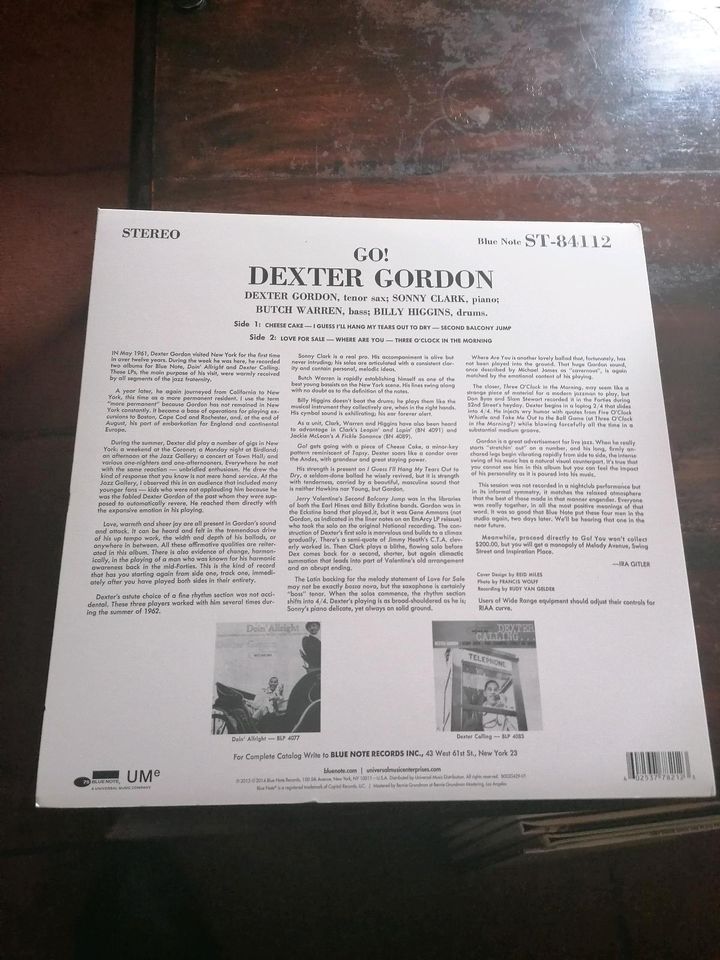 DEXTER GORDON - GO 180g VINYL LP TOP in Göppingen