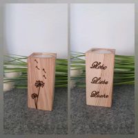 Kerzenhalter/Holz/handmade/deko/Brandmalerei/personalisiert Sachsen-Anhalt - Wanzleben Vorschau