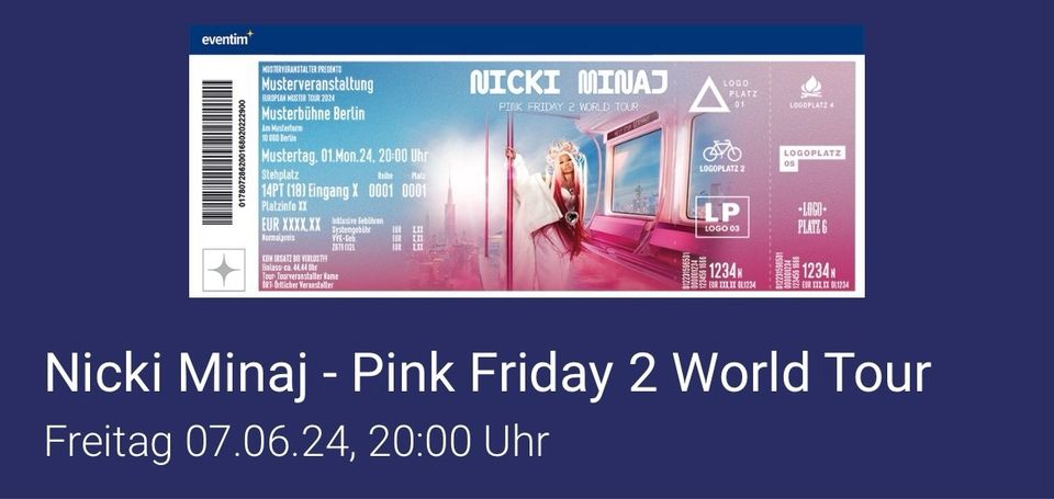 Nicky Minaj Konzert Karten zum Orginalpreis (Berlin) in Berlin