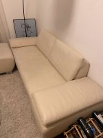 Sofa / Couch von Koinor aus Leder mit Hocker München - Maxvorstadt Vorschau