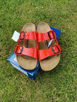 Arizona Birkenstock BS 41 rot cherry Nordrhein-Westfalen - Südlohn Vorschau