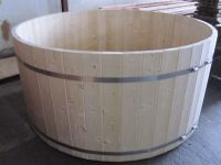 200 cm Badebottich Badezuber Badefass Hot Tub Becken Pool Holz Westerwaldkreis - Hahn am See Vorschau