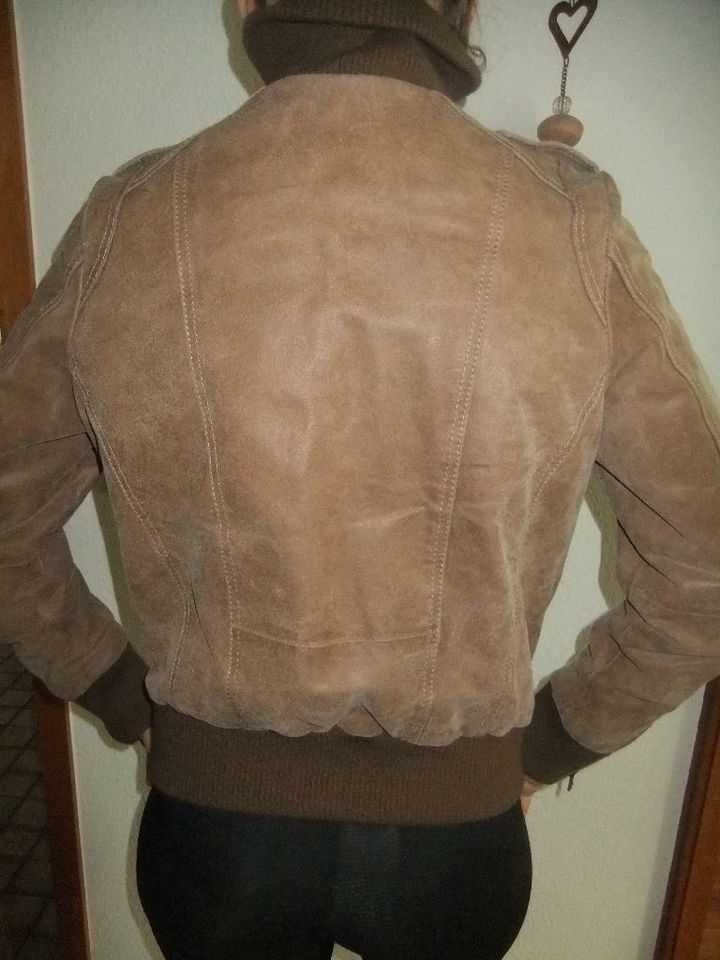 Tom Tailor Lederjacke braun Gr. 36 - Top!! in Haslach im Kinzigtal