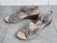 Dorndorf bequeme Damensandalette mit Absatz Echtlederschuhe Gr 39 Rheinland-Pfalz - Kandel Vorschau