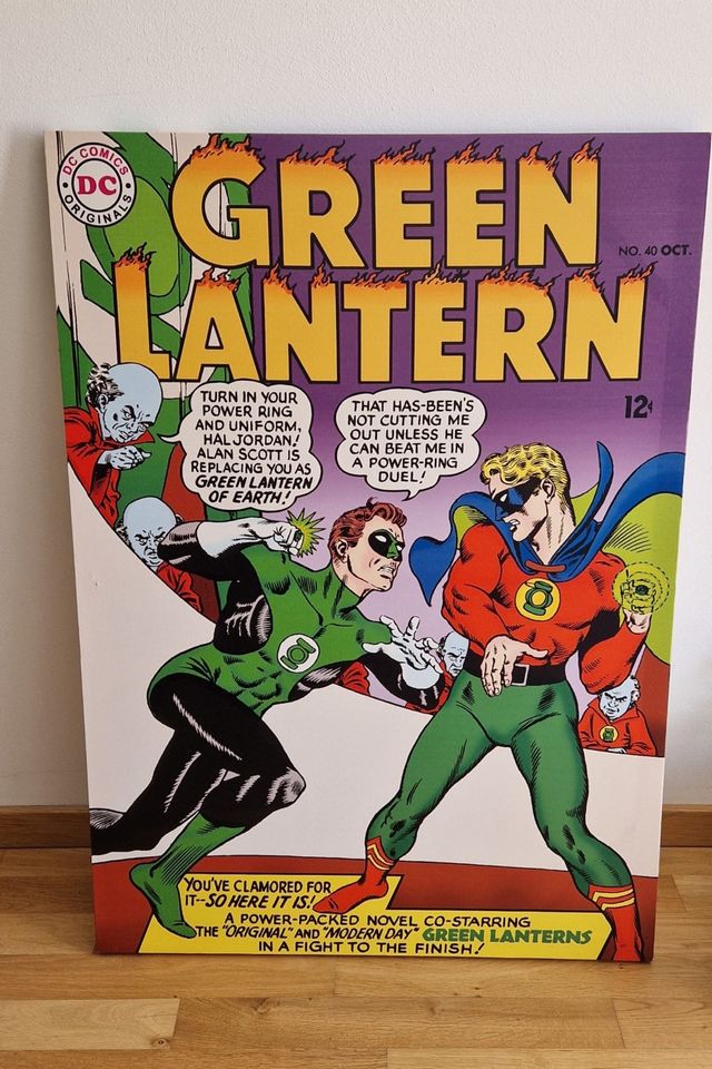 Kunstdruck Leinwand Green Lantern Bild in Berlin