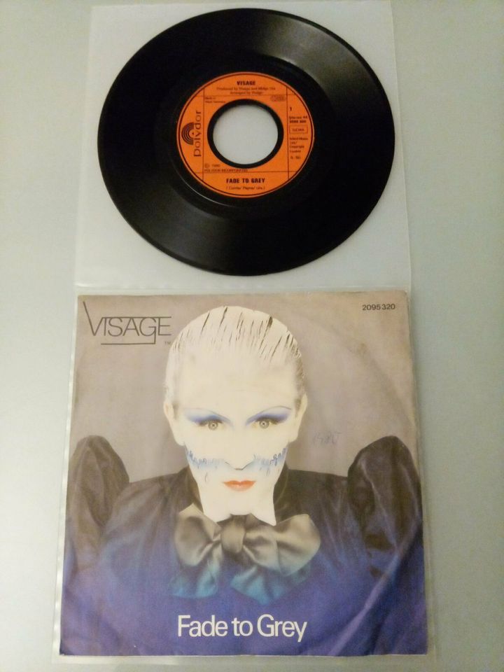 ! TOP HIT ! Visage Single – Fade To Grey – Deutschland 1981 in Köln