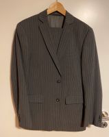 Anzug grau gestreift Wolle-Kashmir-Mix Jacke Gr. 48 Hose Gr. 52 Kr. München - Aying Vorschau