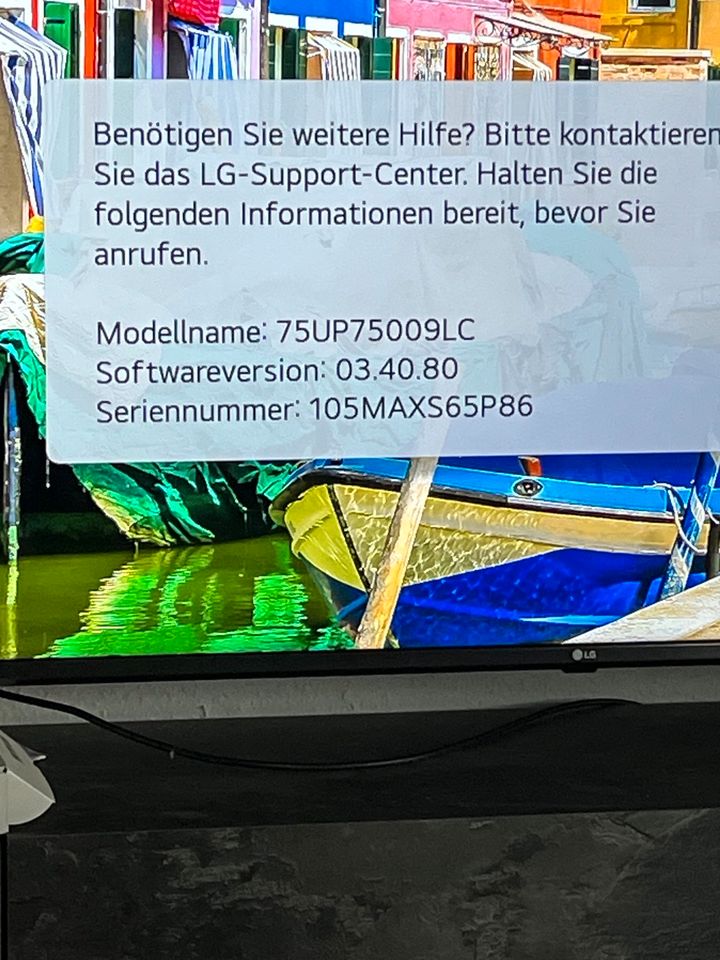 LG Fernseher 75 Zoll in Buchen (Odenwald)