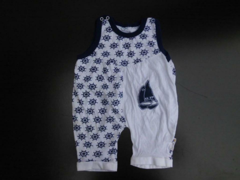 Schnizler Baby Body maritim weiß blau Baumwolle 3,- in Flensburg