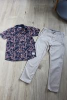 Set Kurzarm-Hemd Jack & Jones, Chino-Hose H&M, Gr. 164 Hessen - Homberg (Efze) Vorschau