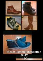 Gr 42/43 Tolle Rieker Sommerstiefeletten  u weitere Gabor,Ara Nordrhein-Westfalen - Wermelskirchen Vorschau