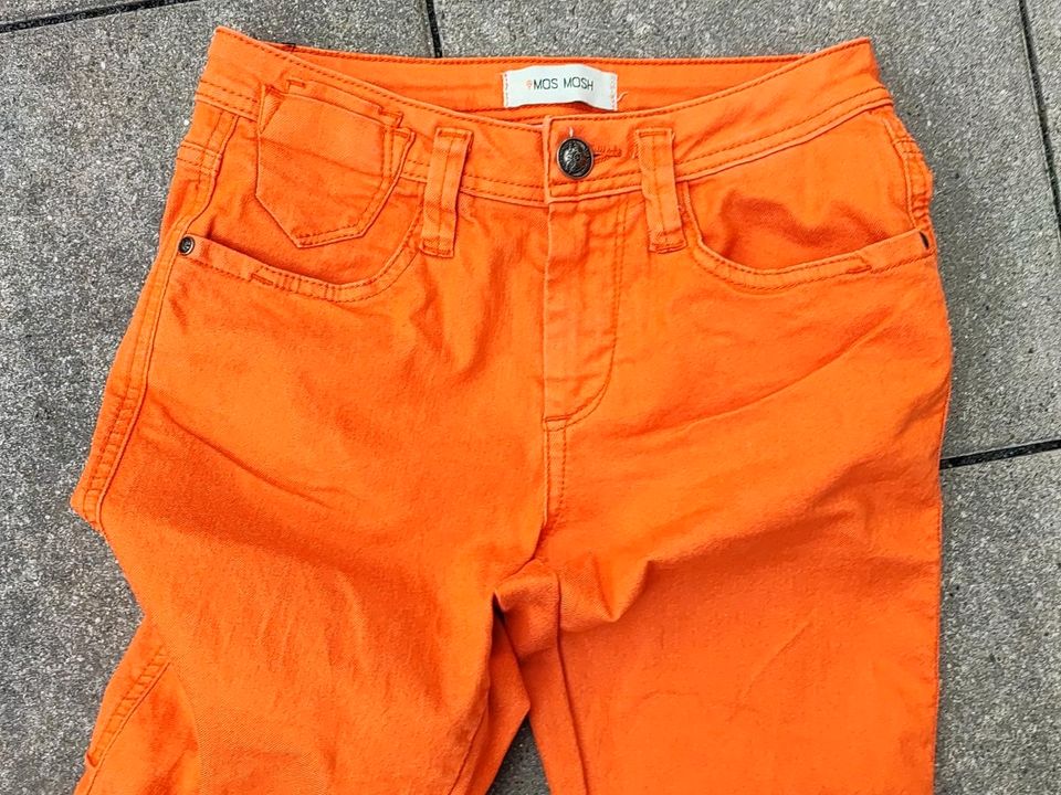 Mos Mosh Jeans Hose gr XS 34 27 Orange slim in Heinsberg