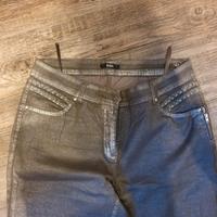 Braun / graue Sommerjeans Glitzereffekt  Biba Gr 38 f. Kleine Nordrhein-Westfalen - Alpen Vorschau