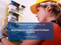 Mitarbeiter:in im Edelmetall-Prüflabor (m/w/d) | Rheinstetten Baden-Württemberg - Rheinstetten Vorschau