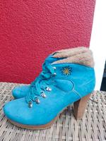 Tamaris Trachten Dirndl Schuhe Stiefel blau Gr. 39 neu Bayern - Mantel Vorschau