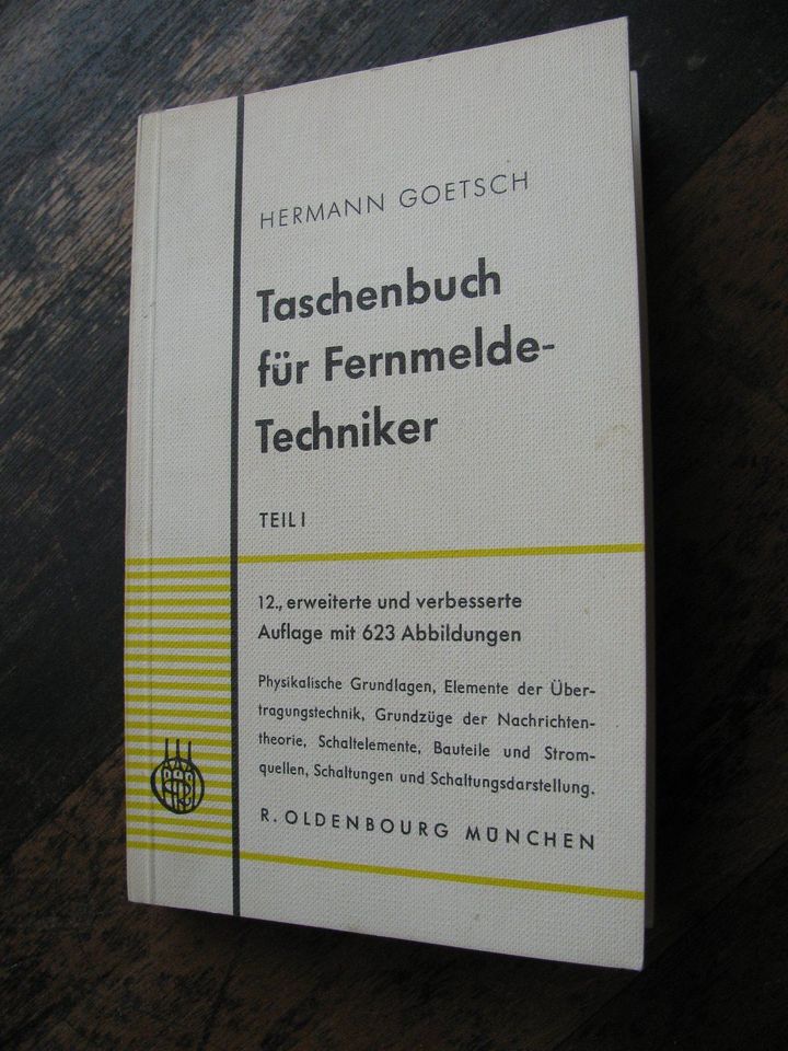 Taschenbuch für Fernmeldetechniker von Hermann Goetsch in Buseck