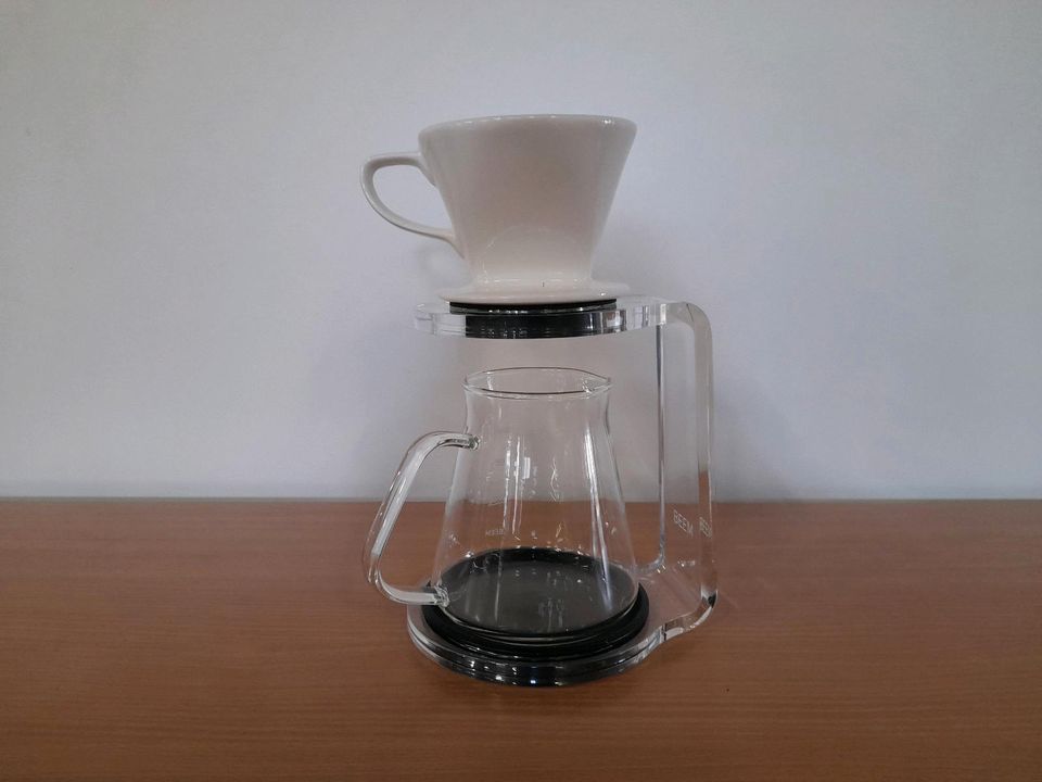 #C Beem Kaffeebereiter Kaffeefilter Porzellan Kanne Glas in Chemnitz