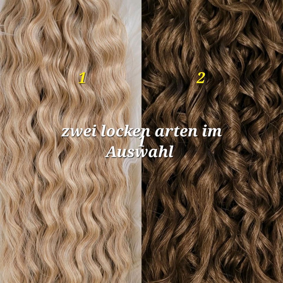 CROCHET CURLS,CROCHET BRAIDS, HAARVERLÄNGERUNG, OPEN BRAIDS in Wiesbaden