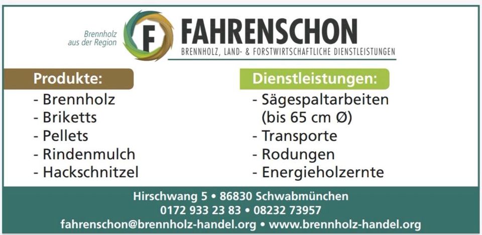 Pellets Holzpellets 1050KG‼️ Frühbucher Aktion !!  Brennholz Briketts Kaminholz in Schwabmünchen