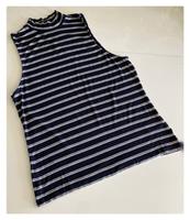 ❤️ Damen-Top / Shirt Gr. 40 H&M blau-weiß gestreift Elasthan Sachsen-Anhalt - Halberstadt Vorschau