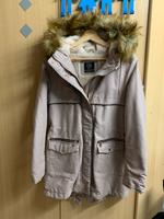 Winterjacke mit Kapuze in Rose gr. 38 Hessen - Limburg Vorschau