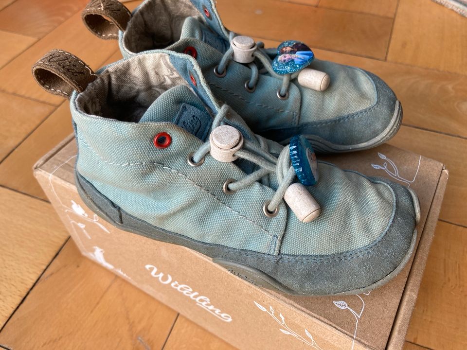 Wildlinge Wildinge Pegasus blau Membran Barfußschuhe Gr. 26 in Greiz