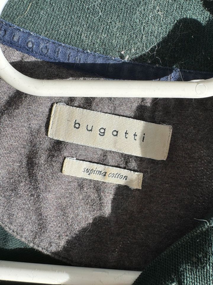 Bugatti Shirt grün L supima cotton langarm polo in Rohlstorf 