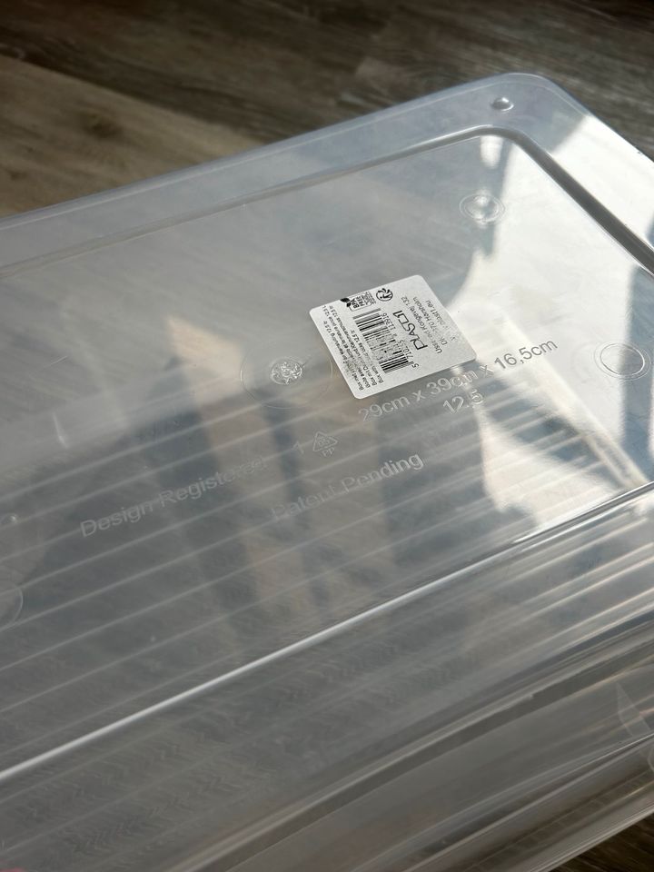 2er-Set Transparente Aufbewahrungsbox mit Deckel in Michelstadt
