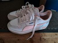 Puma Carina Street Weiß Rosa Größe 38 neuwertig Sachsen-Anhalt - Halberstadt Vorschau