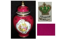 Porzellandose pink Gold Trianon Cyclam Deckel Vase Ingwer Teedose Bayern - Hummeltal Vorschau