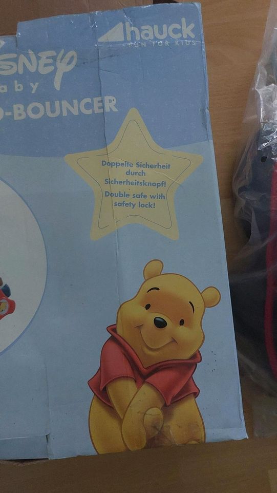 Hauck Disney  Baby Jumbooo Bouncer TÜRHOPSER Winnie Pooh in Mannheim