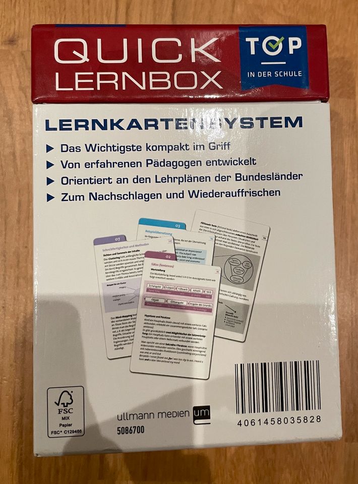 Quick Lernbox Englisch / 250 Lernkarten Klasse 5-10 & 11-13 in Kastl