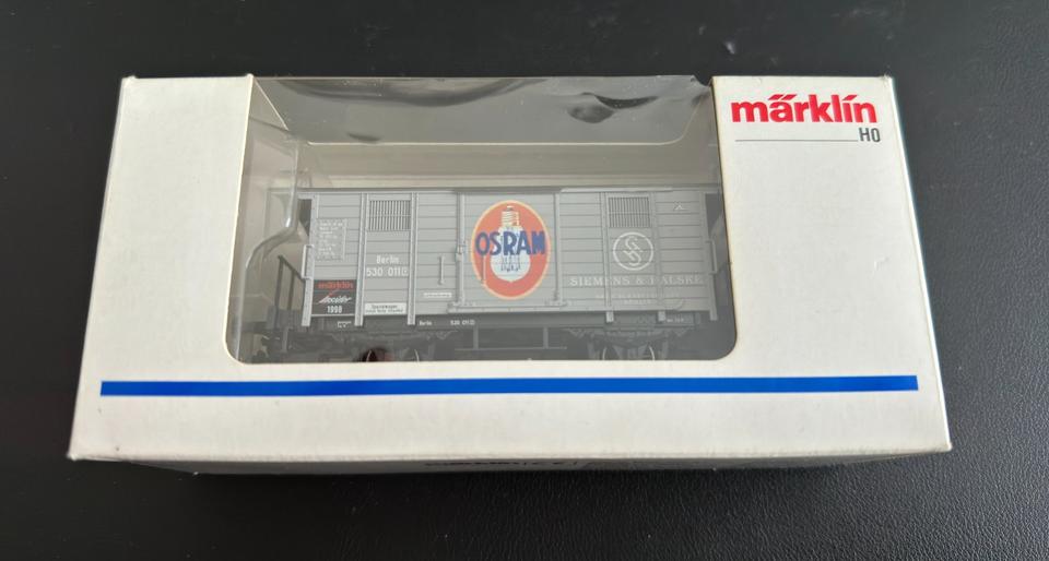 Märklin H0 - 48853 - Gedeckter Güterwagen "Osram" Insider neu in Notzingen