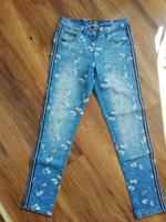 Cecil Scarlett Jeans Hose blau Blumenmuster  W27 30 Inch 36 S Thüringen - Meiningen Vorschau