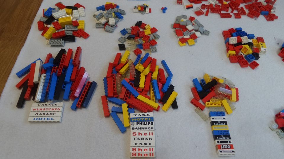 LEGO Sammlung: Platten Schienen Zahnräder Drehscheiben Basic usw in Waiblingen