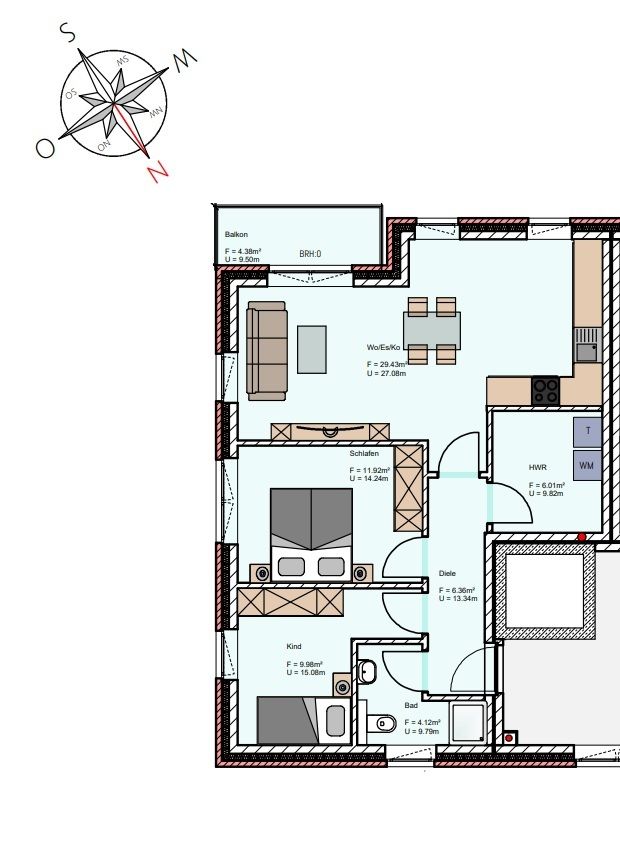 Provisionsfrei | 3-Zimmer Wohnung im 1. Obergeschoss in Edewecht! in Edewecht