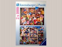 2 × 1000 Teile Puzzle - "Lustige Gelinis" - Eins mit Fehlteilen Hessen - Nidderau Vorschau