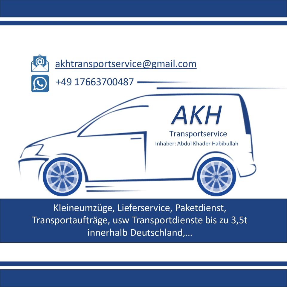 Kleintransporter mit Fahrer mieten / Kleinumzug / Möbel Taxi in Leipzig