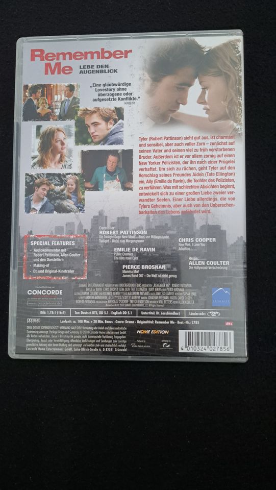 Remember me Lebe den Augenblick DVD in Bruchsal