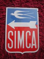 Blechschild SIMCA  21 x 29  cm Neu Baden-Württemberg - Neuried Vorschau