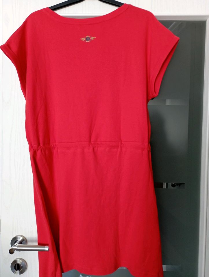 Kleid rotes Kleid Baumwolle Gr. 38 in Nienberge