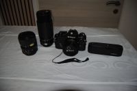 Kamera analog Nikon und Canon mit Zubehör Nordrhein-Westfalen - Euskirchen Vorschau