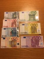 Biete hier einen Satz Alter Echter Euro- Scheine 5 bis 500€ an Bayern - Waffenbrunn Vorschau