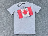 DSQUARED2 Doodle Flag Cool Tee T Shirt Canada Maple Leaf grey NEU Rostock - Toitenwinkel Vorschau