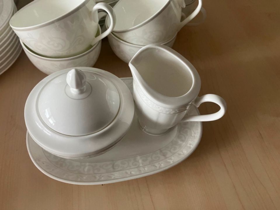 Villeroy Boch Gray Pearl Service für 6 Pers. unbenutzt 32 Teile in Schauenburg