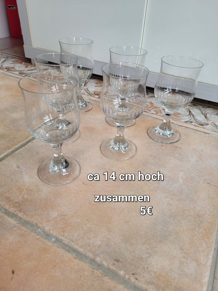 Wasserglas, Trinkglas, Glas in Idar-Oberstein