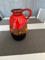 Vase, Krug Scheurich Fat Lava 484-27 West Germany Midcentury ** Nordrhein-Westfalen - Castrop-Rauxel Vorschau