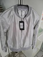 MAVI  DENIM WEAR RIB JACKE BLOUSON  BOMBERJACKE SILBER GR.S Hessen - Riedstadt Vorschau