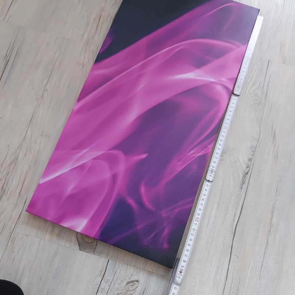 Leinwand Bild ☆ Druck ☆ ca. 60 x 30 cm ☆ lila Farbverlauf ☆ Deko in Freisen
